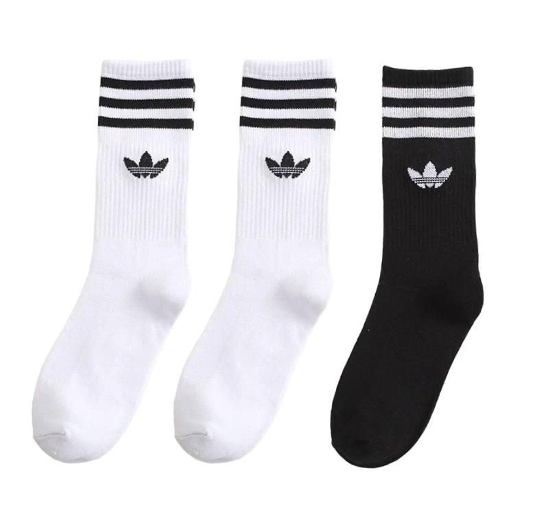 Kit 3 Pares de Meias Esportivas Adidas Training