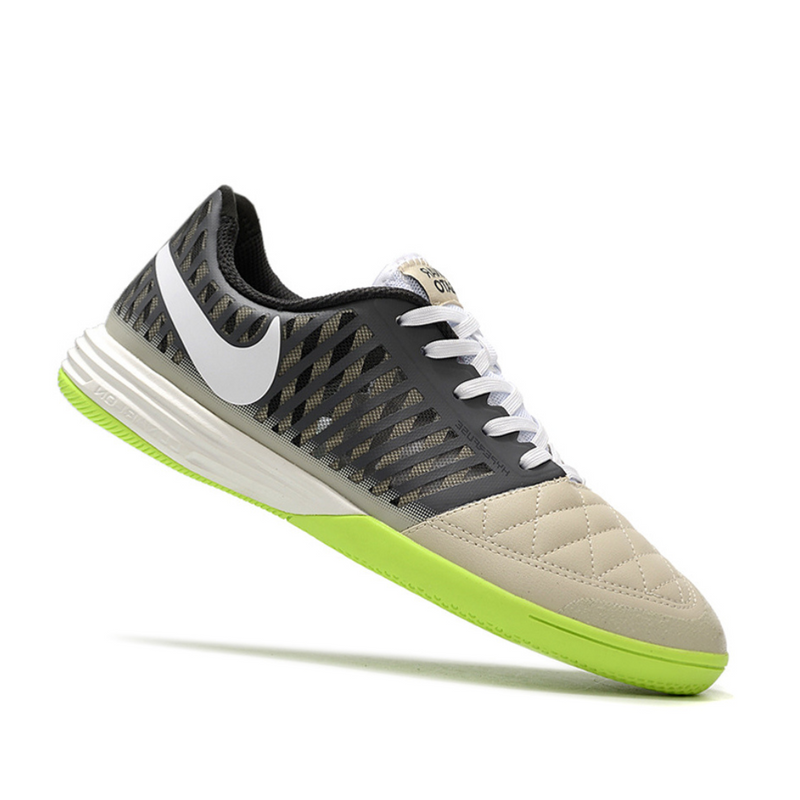 Chuteira Nike Lunar Gato II Futsal Cinza/verde