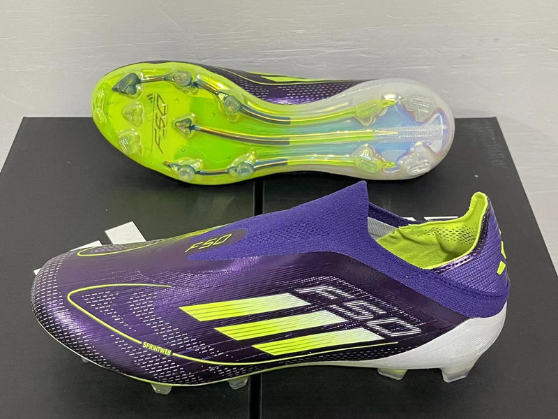 Chuteira de Campo Adidas F50 Elite FG Laceless Fast Reborn