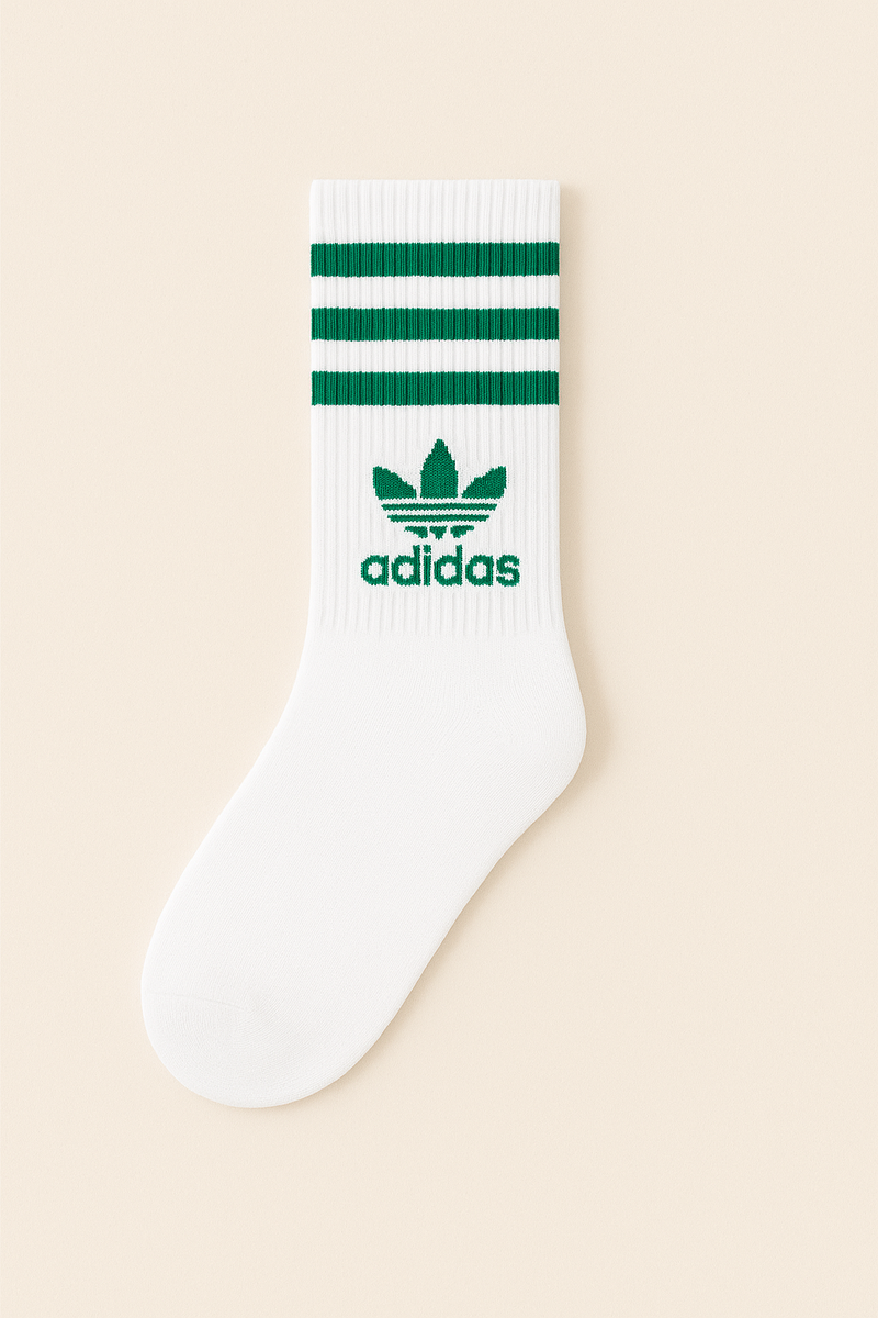 Kit 3 Meias esportivas Adidas cano médio