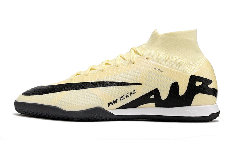 Chuteira Nike Air Zoom Mercurial Superfly 9 Elite Futsal Bege + Brinde