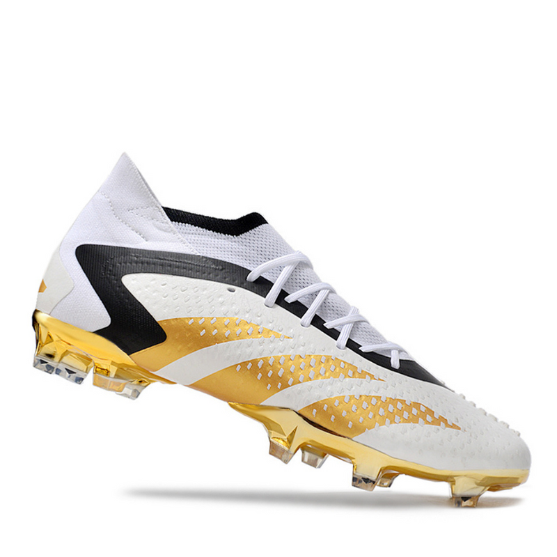 Chuteira Campo Adidas Predator Accuracy.1 Branca e Dourada - Jude Bellingham
