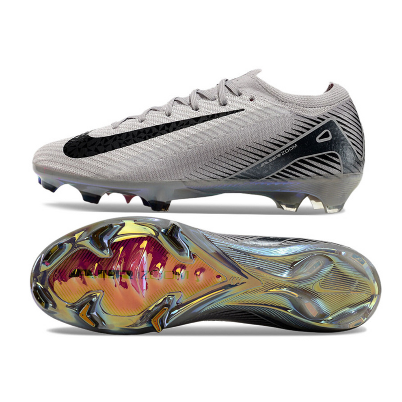 Chuteira Campo Nike Air Zoom Mercurial Vapor elite Cinza