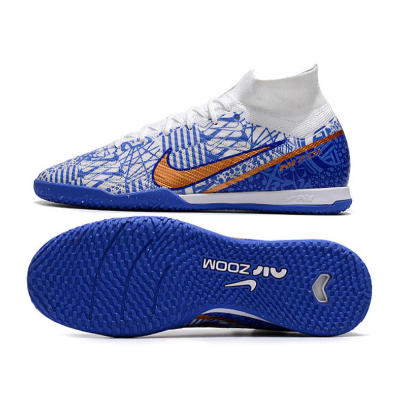 Chuteira de Futsal Nike Air Zoom Mercurial Superfly 9 Elite Azul CR7