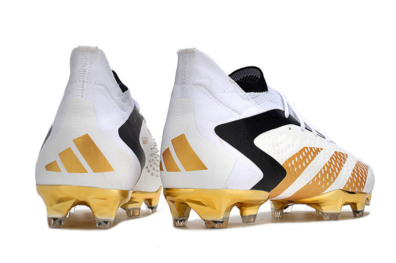 Chuteira Campo Adidas Predator Accuracy.1 Branca e Dourada - Jude Bellingham