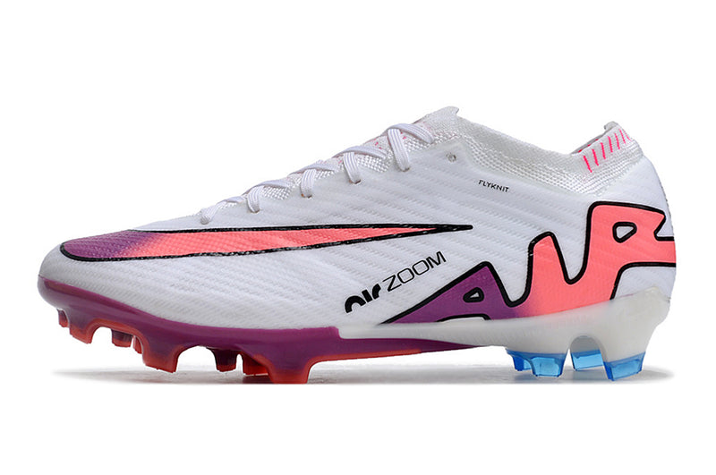 Chuteira Nike Zoom Mercurial Superfly 9 Academy Cano Baixo Campo Branco