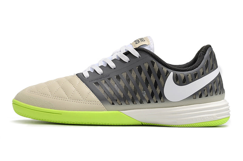 Chuteira Nike Lunar Gato II Futsal Cinza/verde
