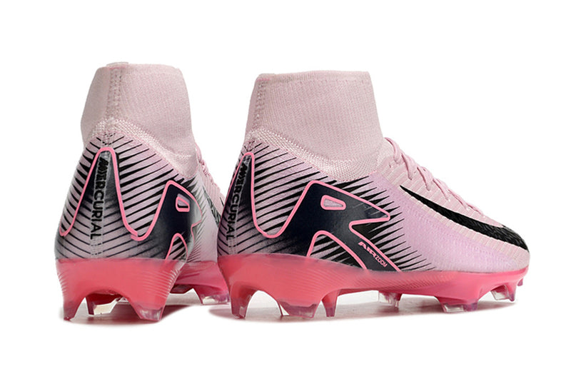 Chuteira Campo Nike Air Zoom Mercurial Superfly 16 Elite Rosa/Preto