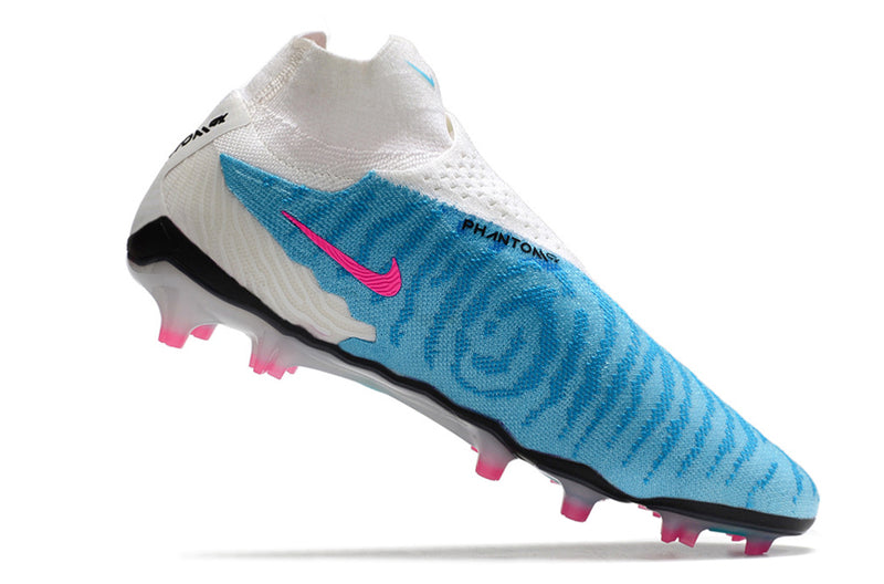 Chuteira Nike Phantom GX Azul Cano Alto