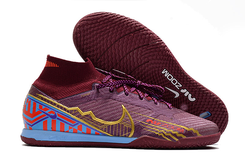 Chuteira de Futsal Nike Air Zoom Mercurial Superfly 9 Elite Bordô + Brinde