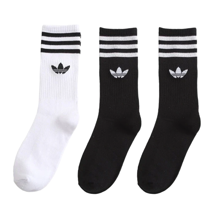 Kit 3 Pares de Meias Esportivas Adidas Training