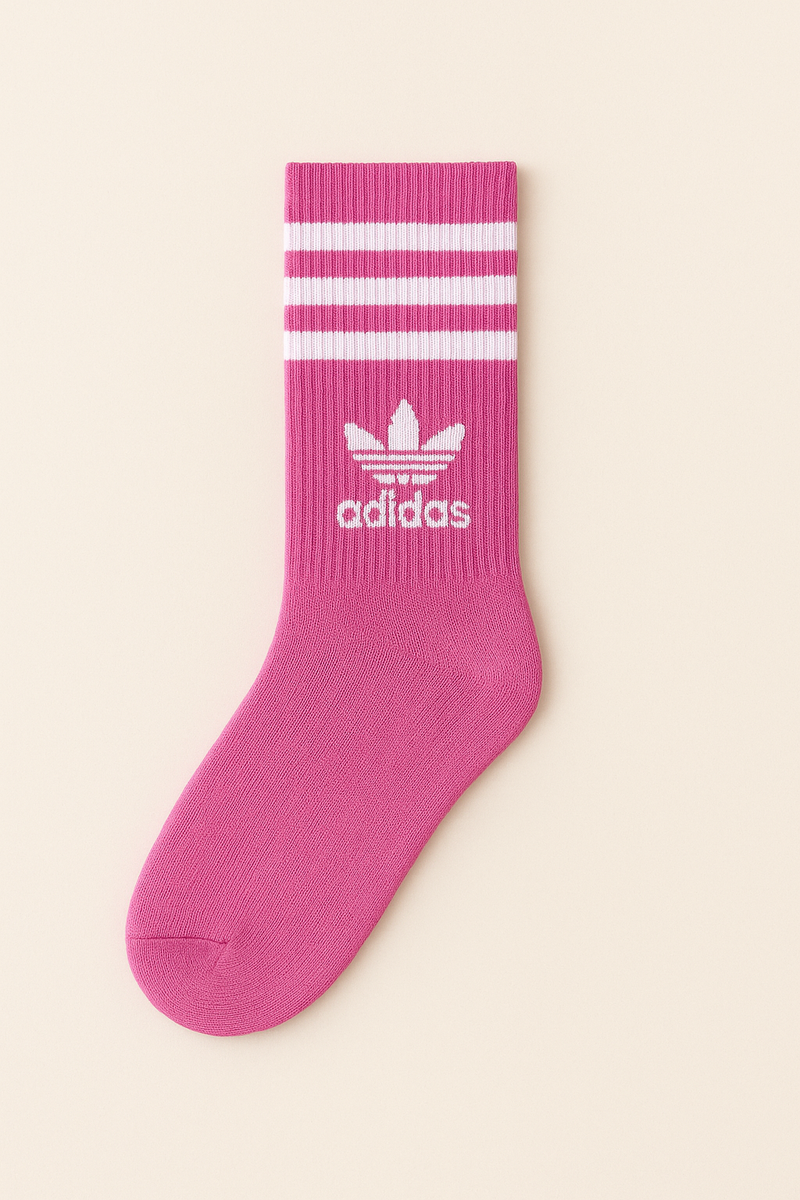 Kit 3 Meias esportivas Adidas cano médio