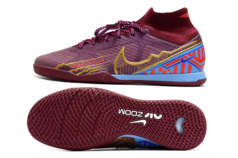 Chuteira de Futsal Nike Air Zoom Mercurial Superfly 9 Elite Bordô + Brinde