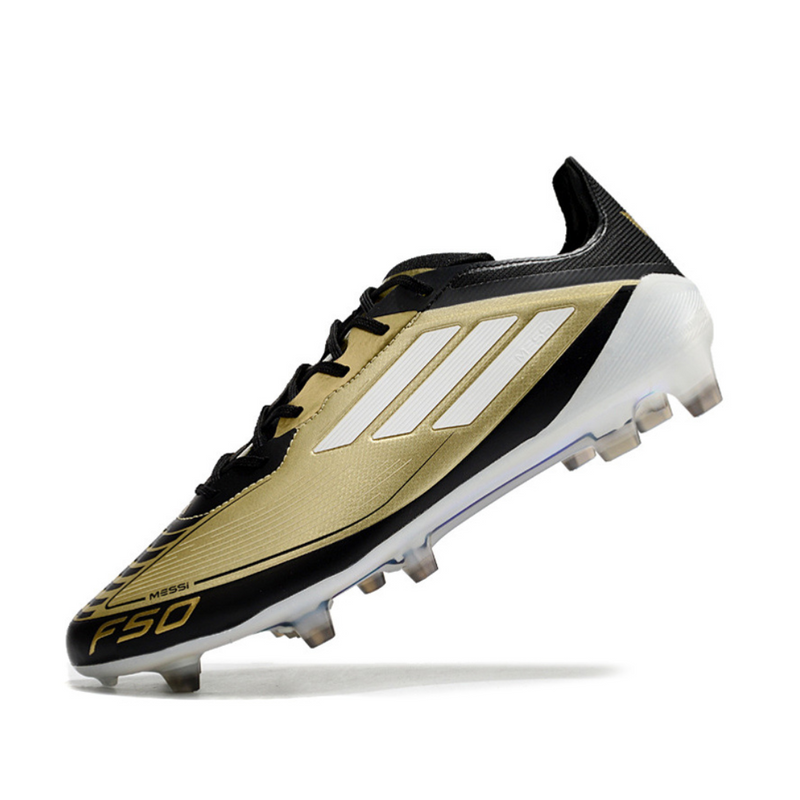 Chuteira de Campo Adidas F50 Elite FG Messi Triunfo Dorado