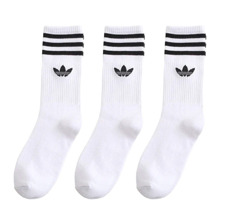 Kit 3 Pares de Meias Esportivas Adidas Training