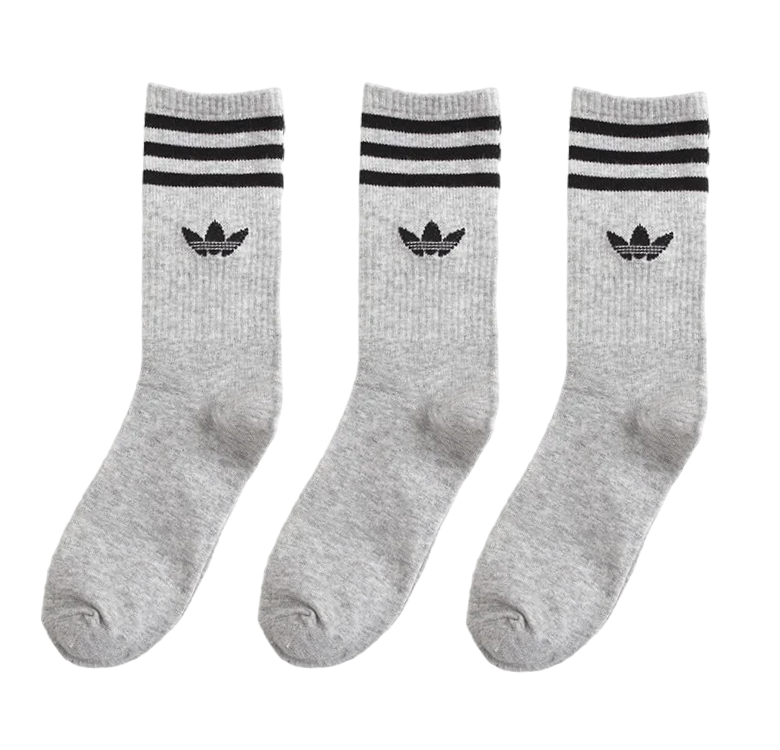 Kit 3 Pares de Meias Esportivas Adidas Training
