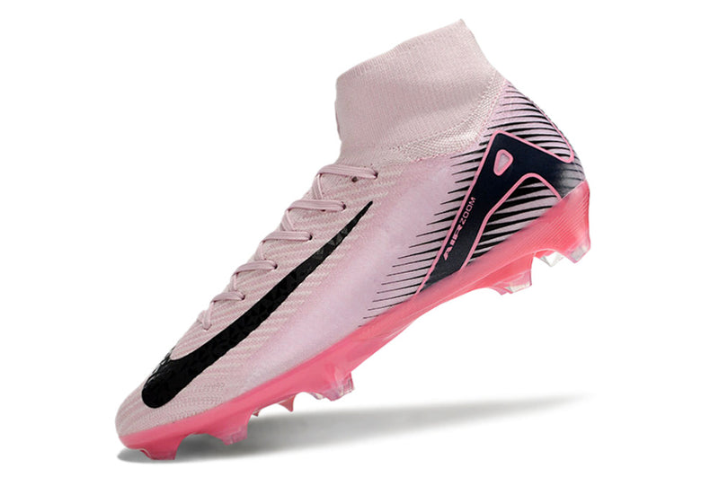 Chuteira Campo Nike Air Zoom Mercurial Superfly 16 Elite Rosa/Preto