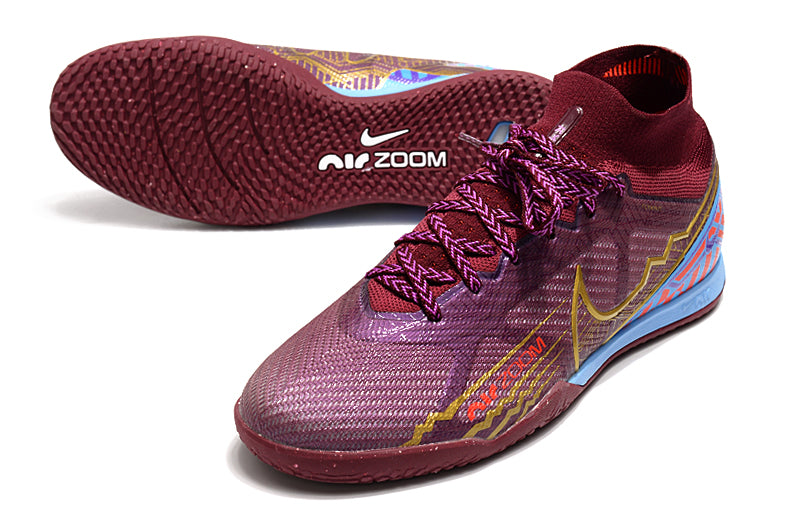 Chuteira de Futsal Nike Air Zoom Mercurial Superfly 9 Elite Bordô + Brinde