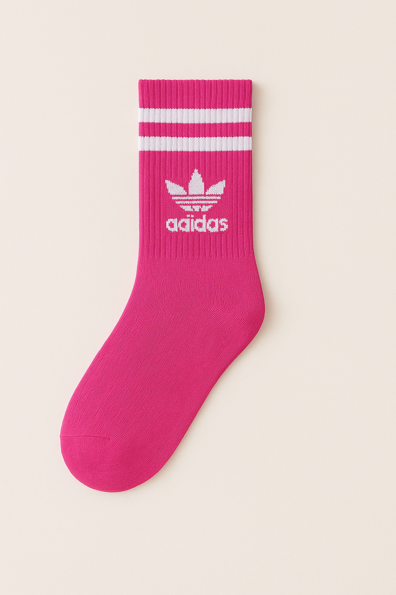 Kit 3 Meias esportivas Adidas cano médio