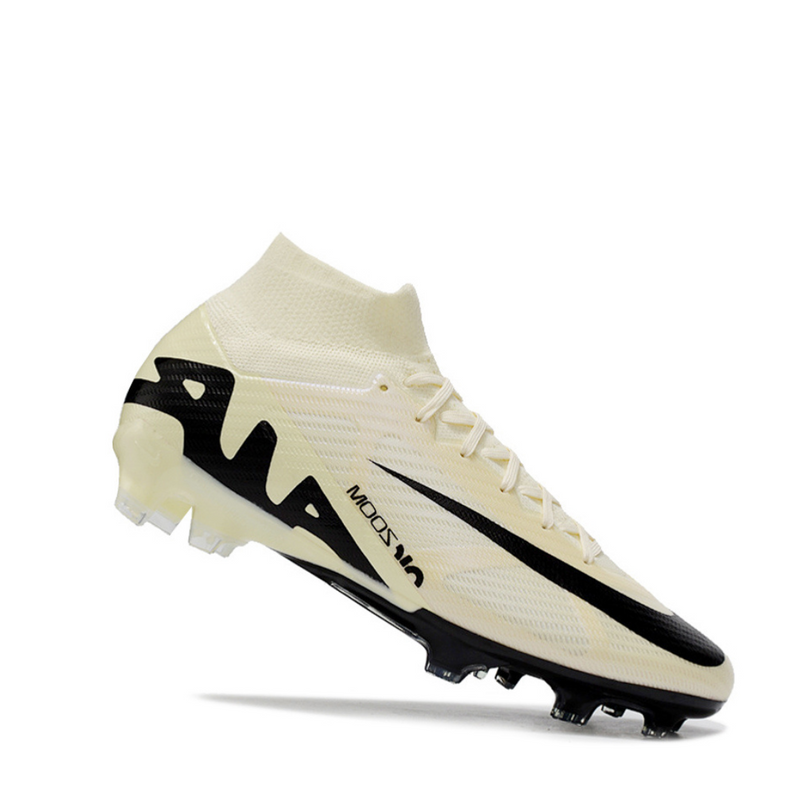 Chuteira Nike Air Zoom Mercurial Superfly 9 Elite de Campo Pack Mad Ready - Bege