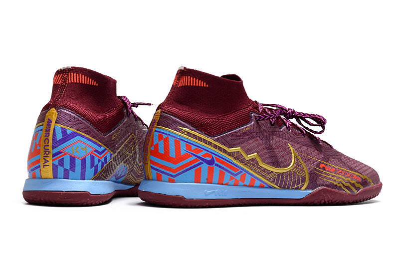 Chuteira de Futsal Nike Air Zoom Mercurial Superfly 9 Elite Bordô + Brinde