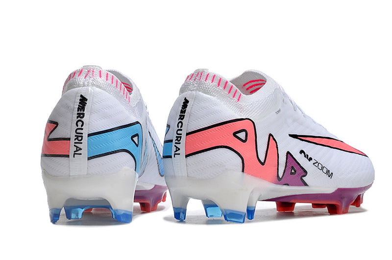 Chuteira Nike Zoom Mercurial Superfly 9 Academy Cano Baixo Campo Branco