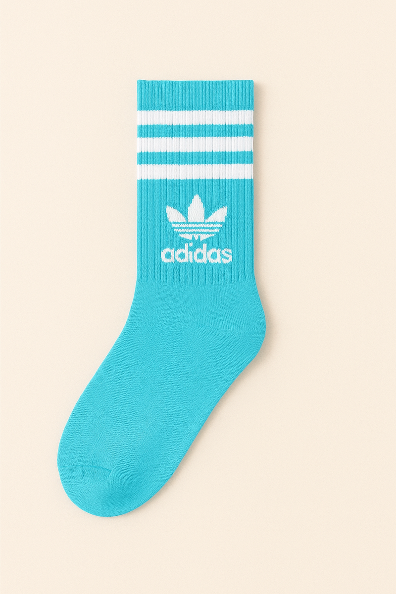 Kit 3 Meias esportivas Adidas cano médio