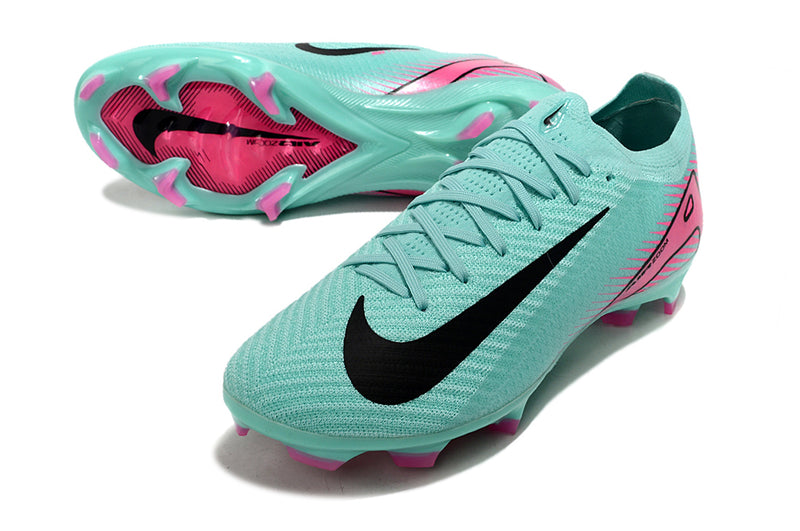 Chuteira Campo Nike Air Zoom Mercurial Vapor 16 elite Azul/Rosa
