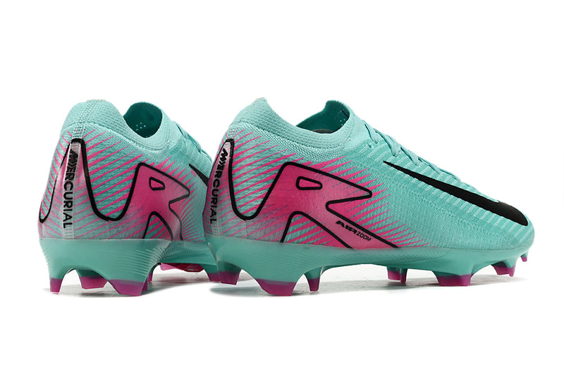 Chuteira Campo Nike Air Zoom Mercurial Vapor 16 elite Azul/Rosa