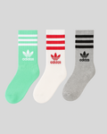 Kit 3 Meias esportivas Adidas cano médio