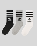 Kit 3 Meias esportivas Adidas cano médio