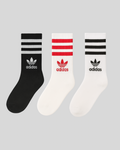 Kit 3 Meias esportivas Adidas cano médio