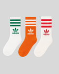 Kit 3 Meias esportivas Adidas cano médio