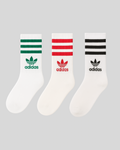 Kit 3 Meias esportivas Adidas cano médio