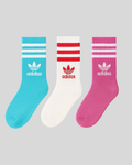 Kit 3 Meias esportivas Adidas cano médio
