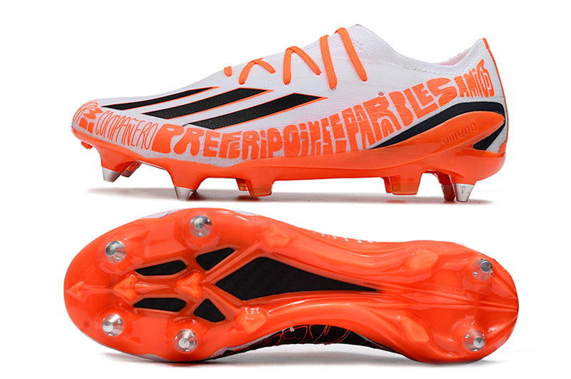 Chuteira Adidas Speedportal.1 Preto/Laranja Alumínio