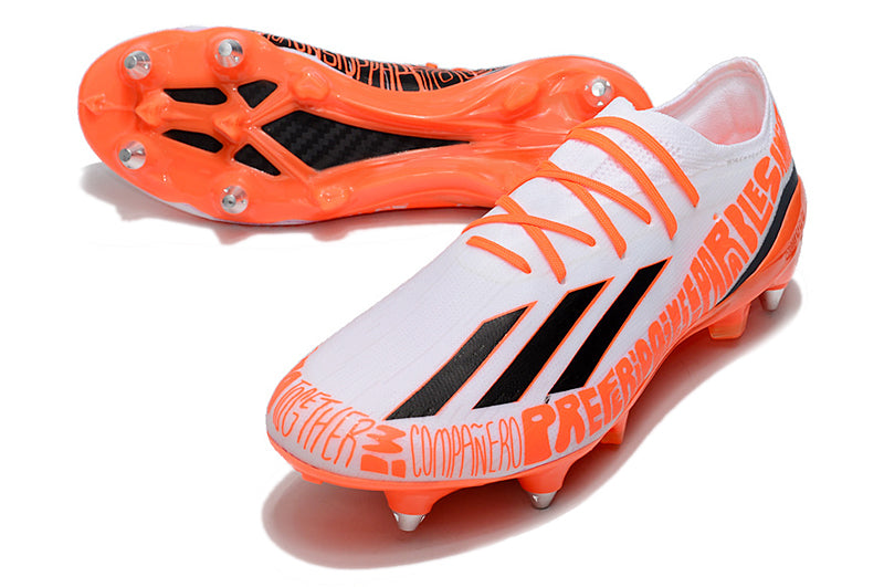 Chuteira Adidas Speedportal.1 Preto/Laranja Alumínio