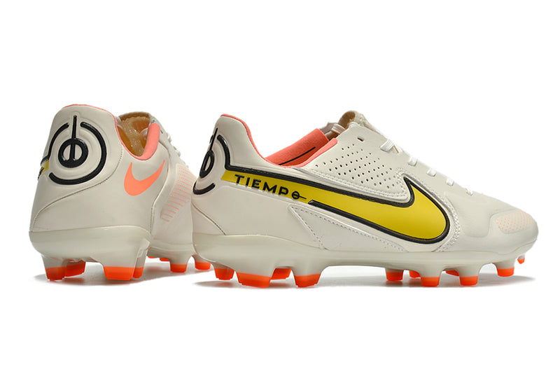 Chuteira de campo Nike Tiempo Legend 9 FG Elite Branco